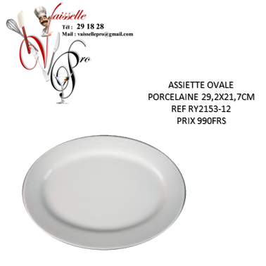 ASSIETTE OVALE