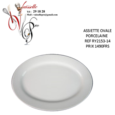 ASSIETTE OVALE