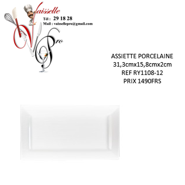 ASSIETTE PORCELAINE