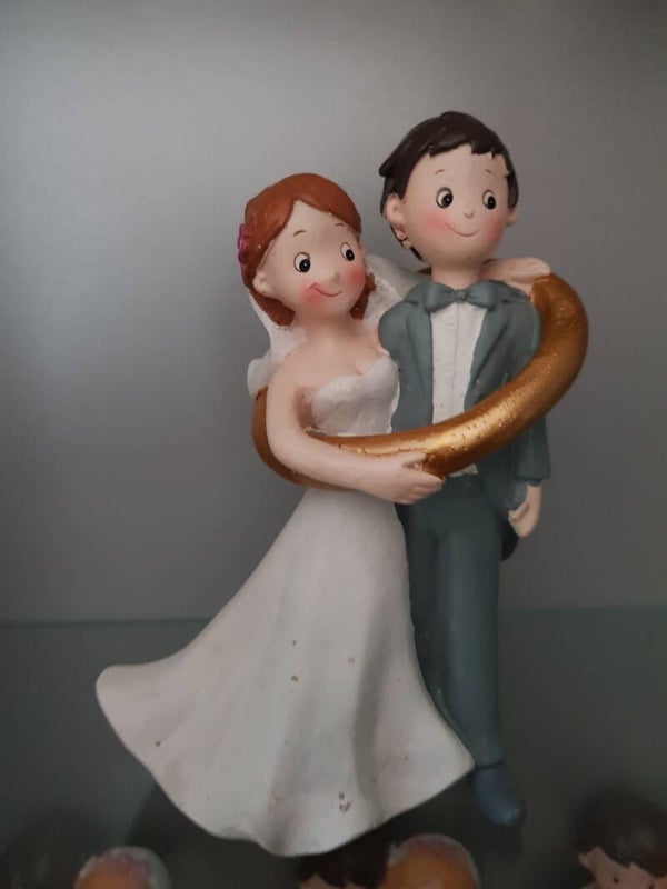 Bruidspaar 14 cm
