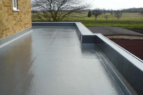 GRP fibreglass flat roof installation in Perthshire
