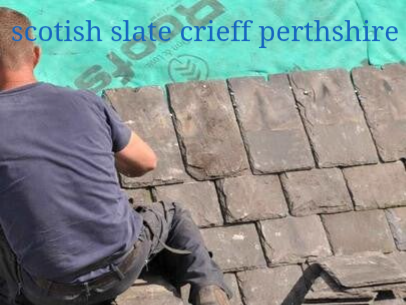 Scotish slate re roof crieff