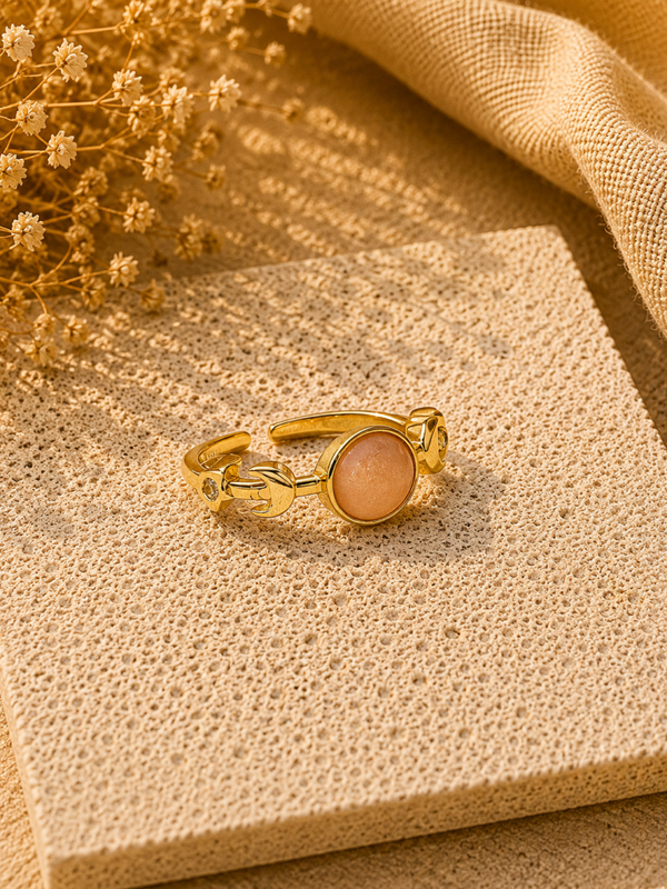 Sonnenstein Ring Verstellbar