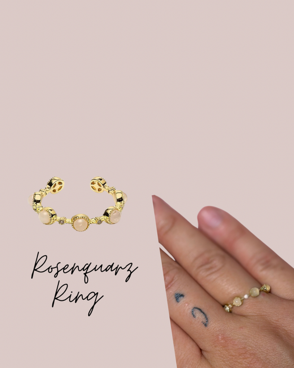 Rosenquarz Ring