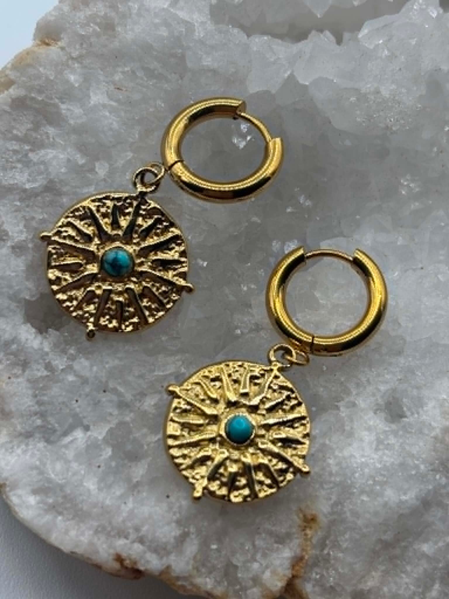 Boucle d'oreilles Turquénite