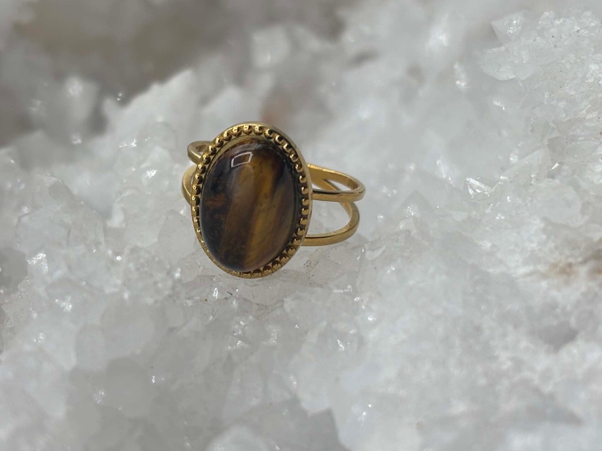 Bague oeil de tigre