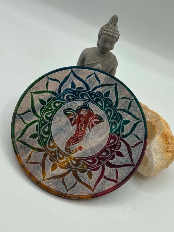 Porte encens pierre Ganesh ( grand )