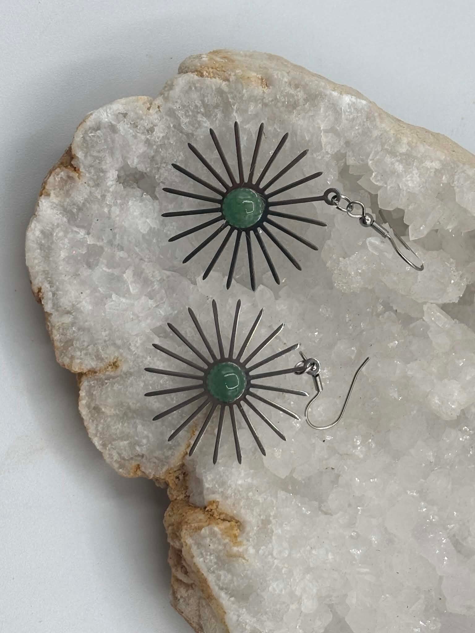 Boucle d'oreilles soleil