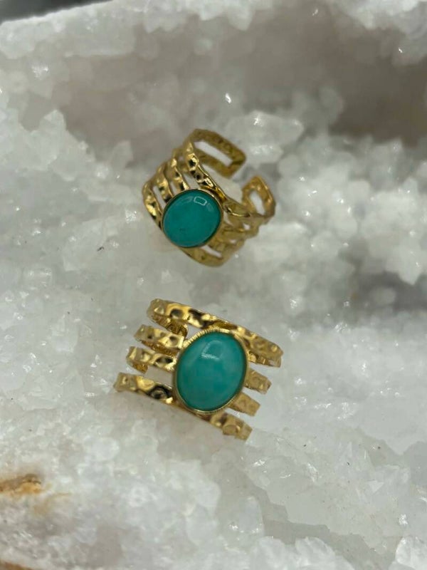 Bague Amazonite