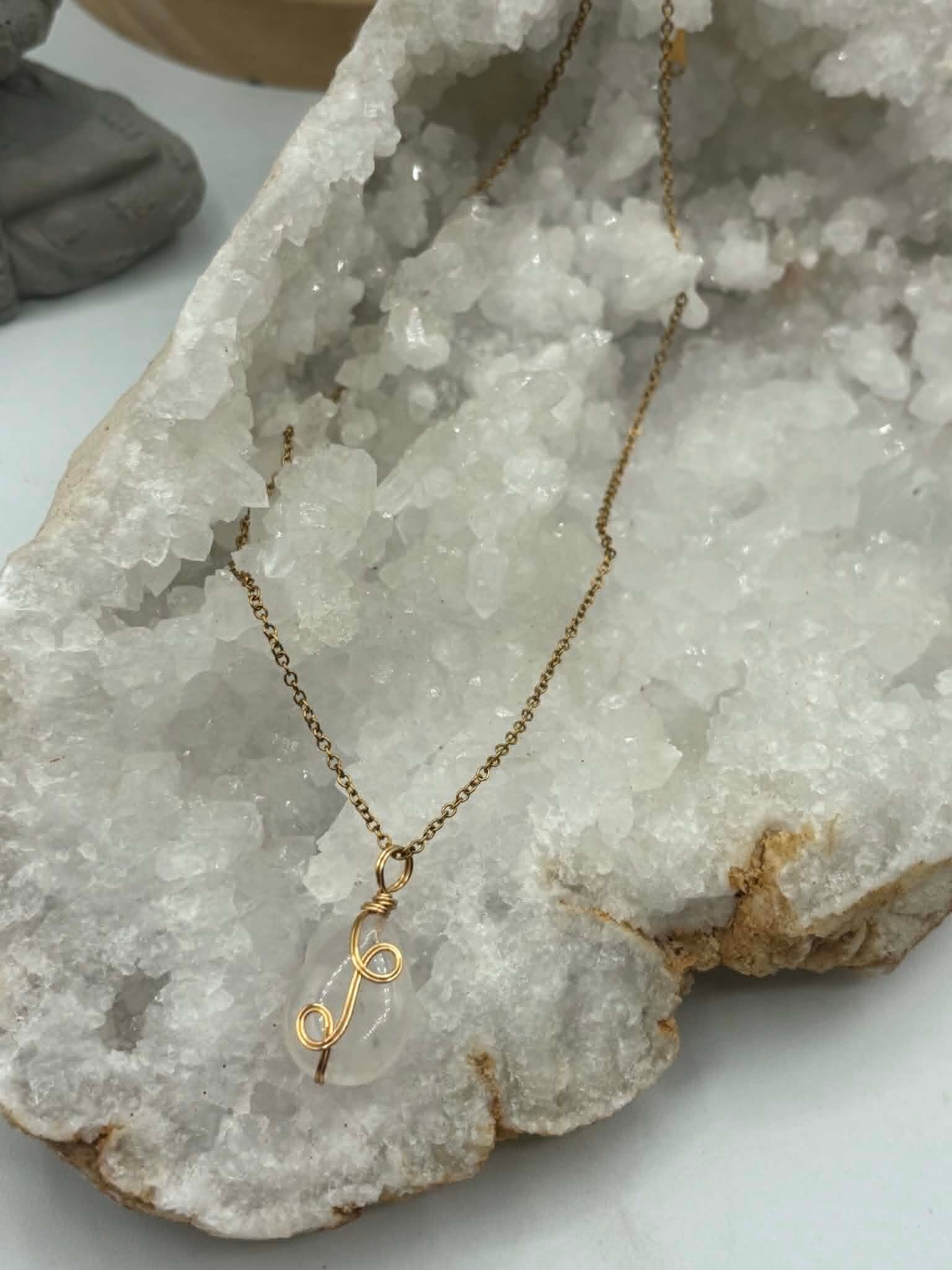 Collier cristal de roche