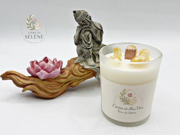 T.S Bougie | Citrine & Aloe Vera