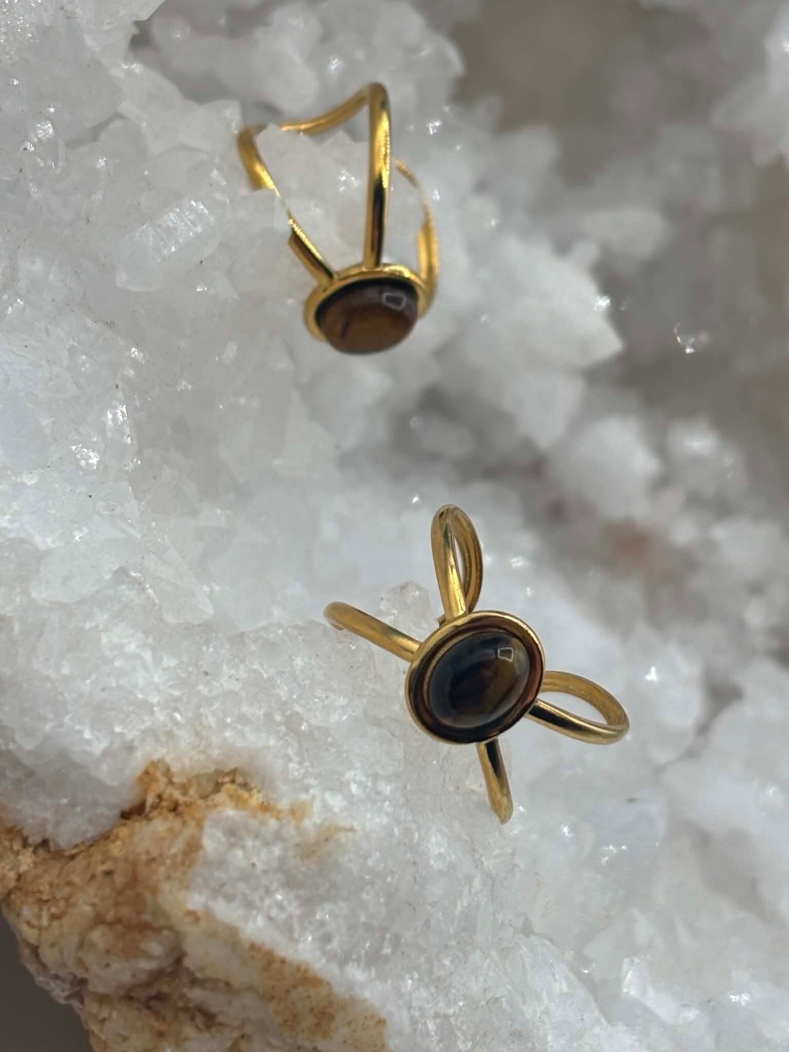 Bague oeil de tigre