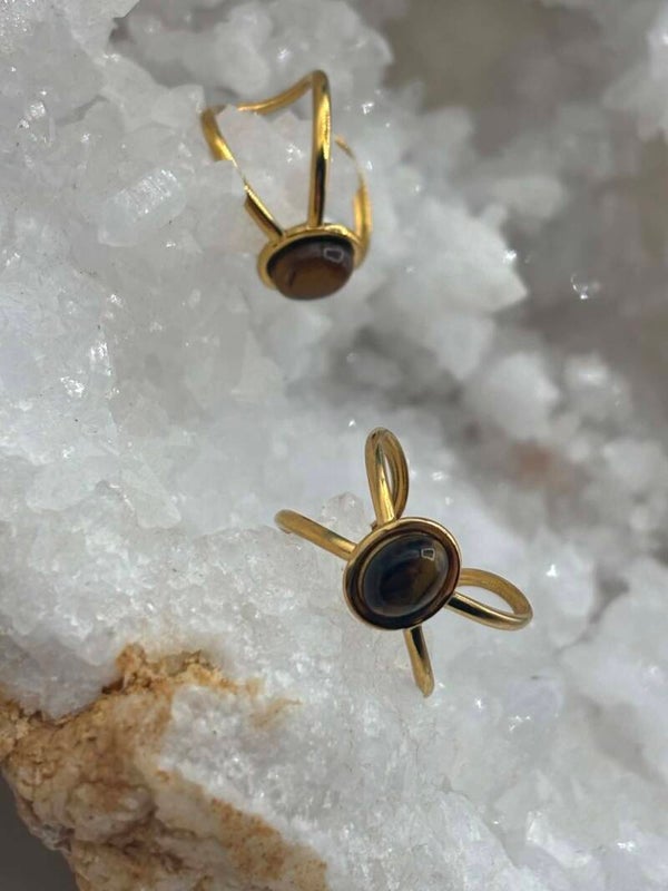 Bague oeil de tigre