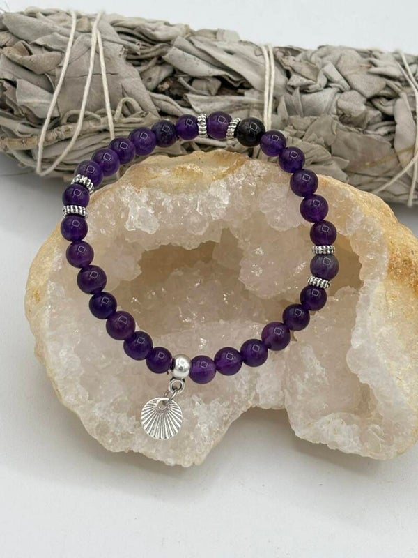 Bracelet en Améthyste