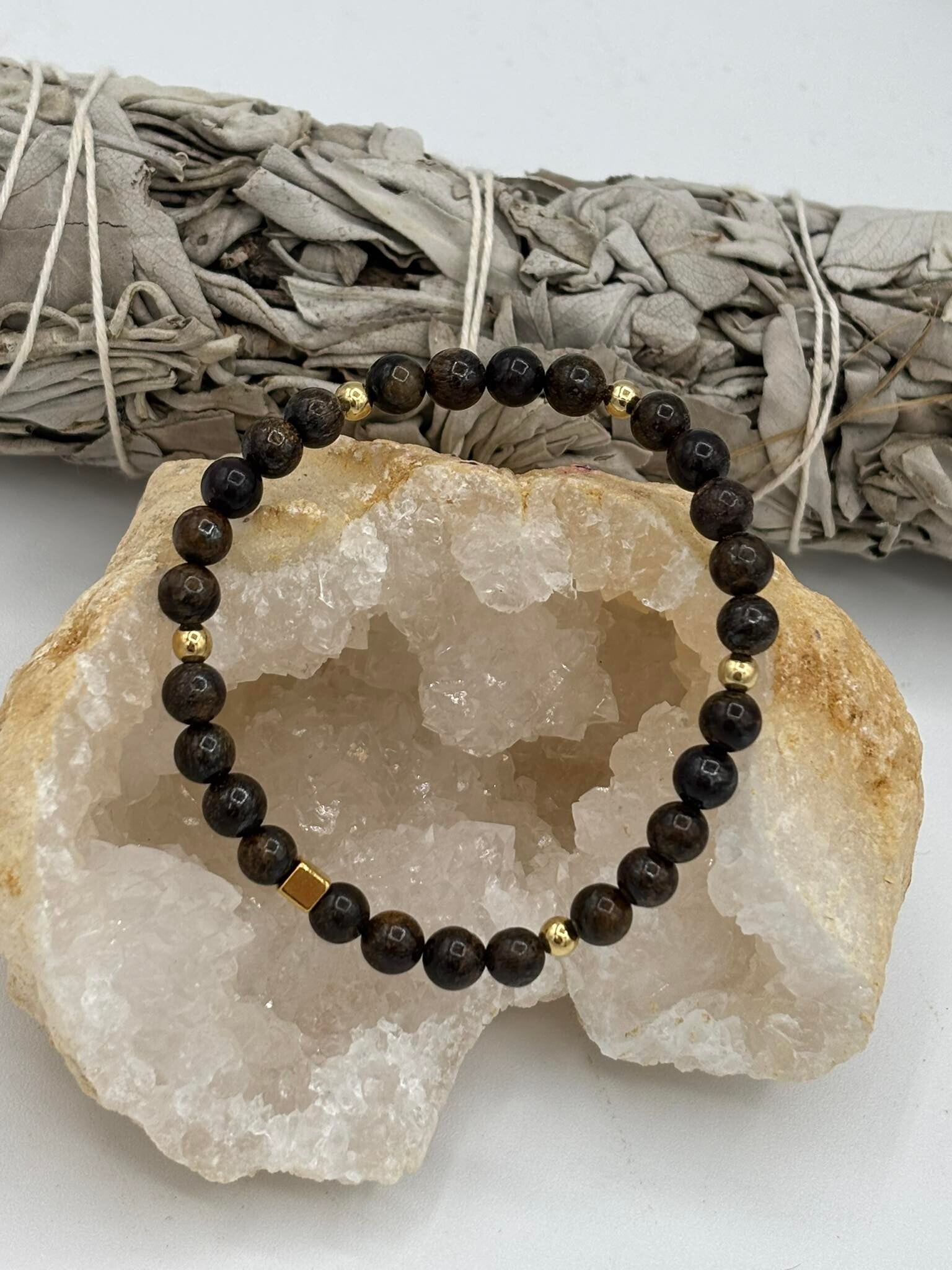 Bracelet en Bronzite