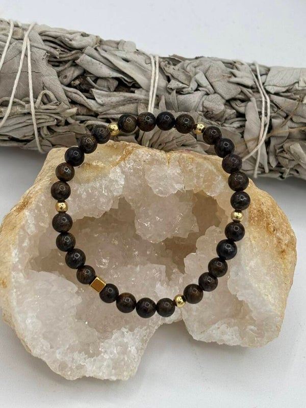 Bracelet en Bronzite
