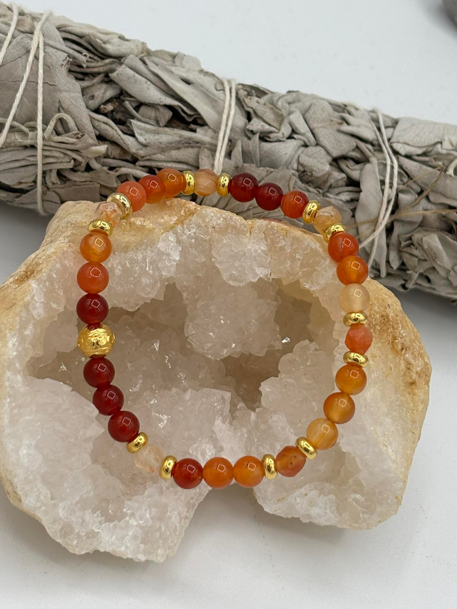 Bracelet en Cornaline