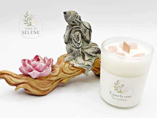T.S Bougie | Quartz rose