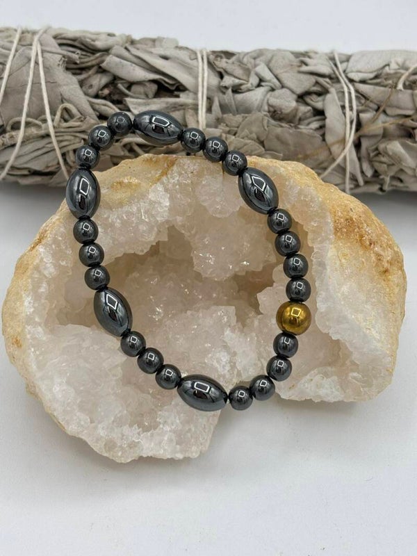 Bracelet en Hematite