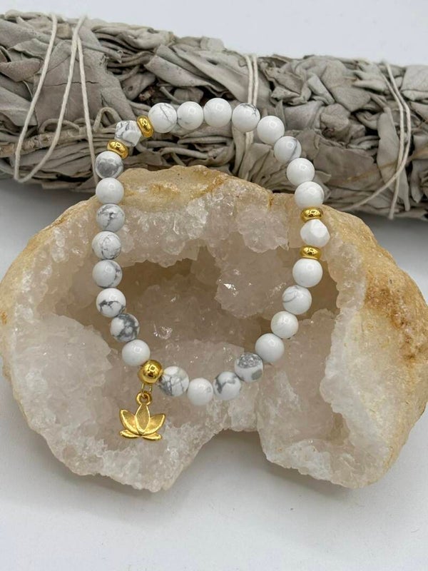 Bracelet en Howlite