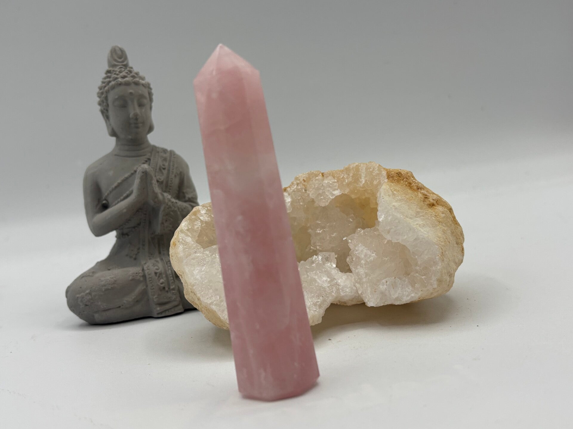 Obélisque de Quartz Rose