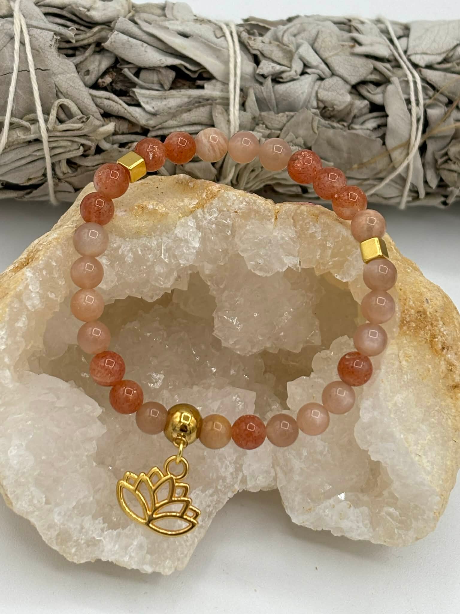 Bracelet en Pierre du Soleil