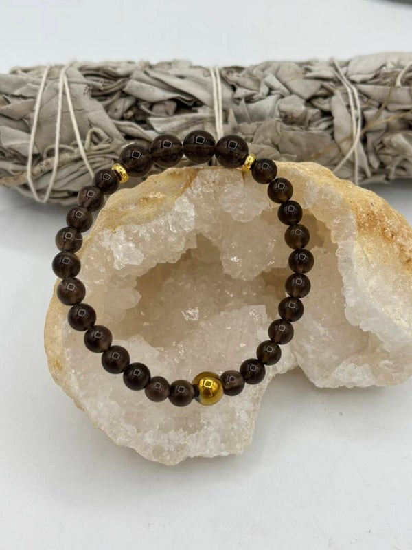Bracelet Quartz fumé