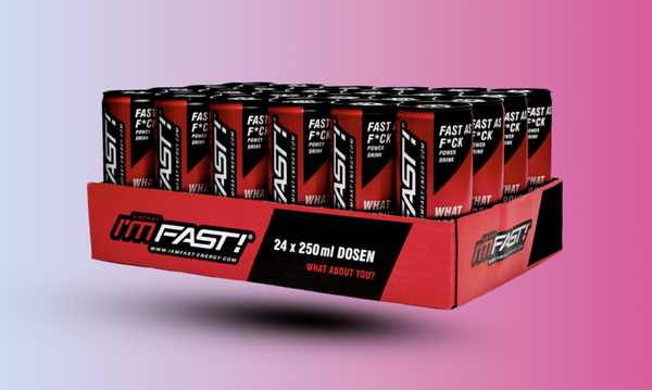 48x I'M FAST! Energy-Drink 250ml Dosen