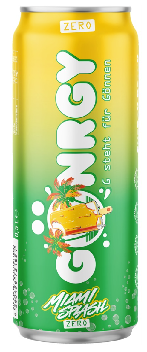 Gönrgy Miamy Splash Zero Sugar 500ml Dose