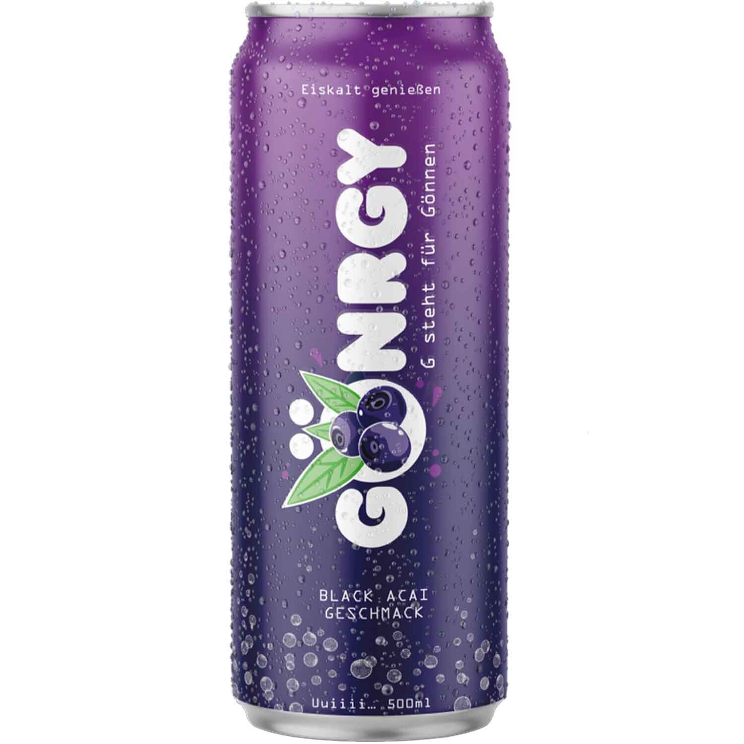 Gönrgy Black Acai Zero Sugar Dose 500ml