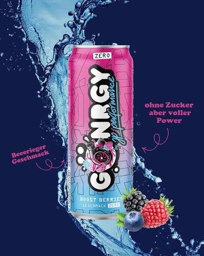 Gönrgy Boost Berries Zero Sugar 500ml Dose