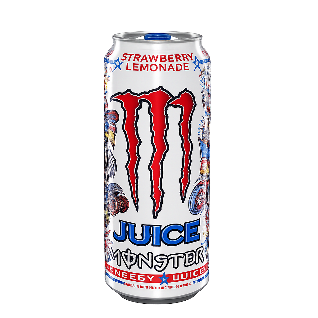 Monster Strawberry Lemonade Juice 473ml Dose USA