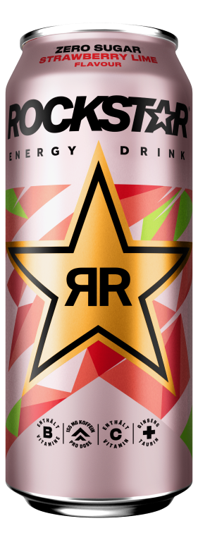 Rockstar Zero Sugar Strawberry Lime Dose 500ml