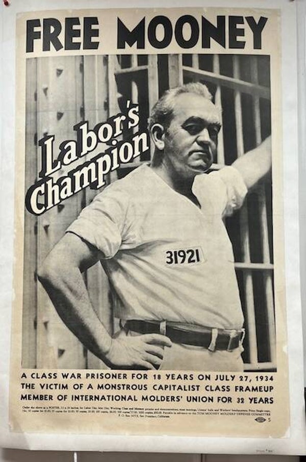 Free Mooney Protest Poster