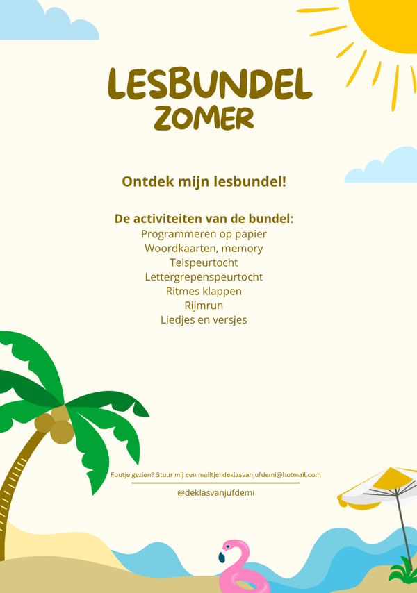 Lesbundel, zomer