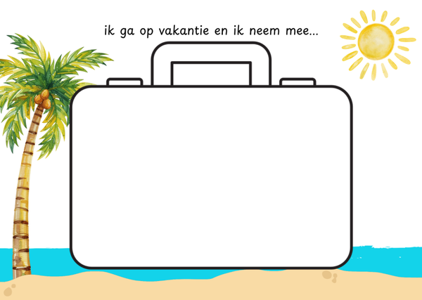Ik ga op vakantie en ik neem mee...
