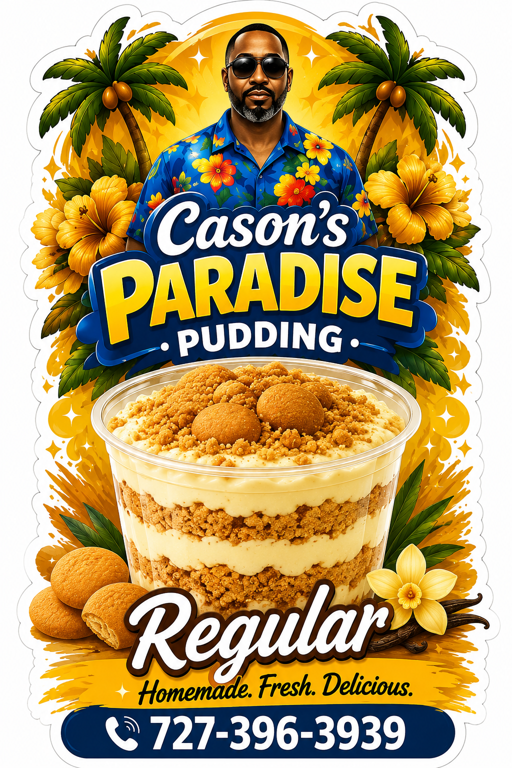 Regular banana pudding