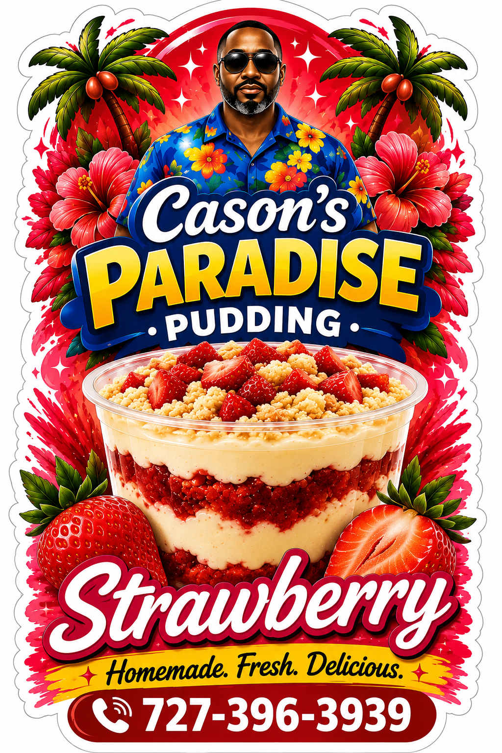 Strawberry banana pudding