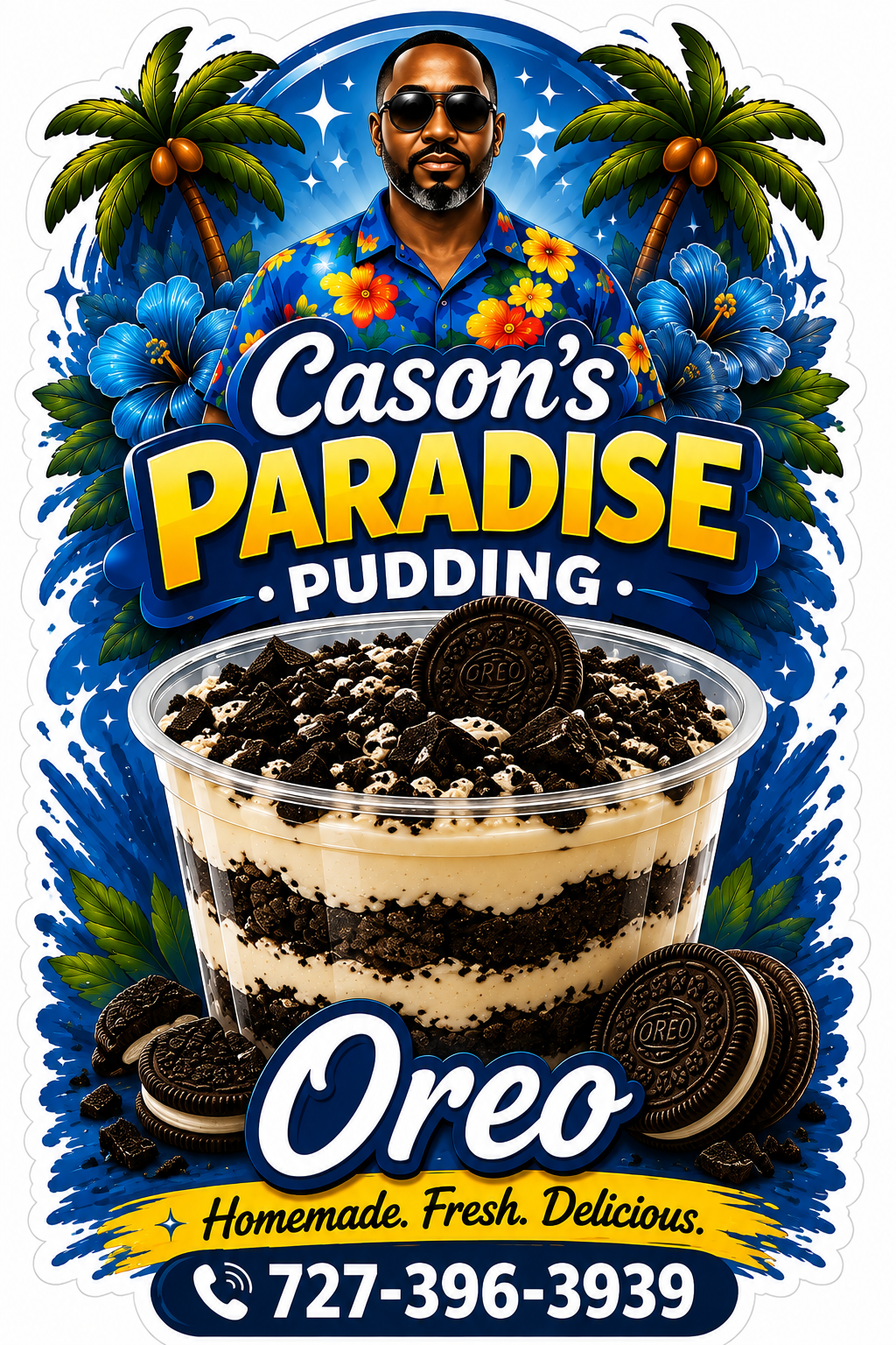 Oreo banana pudding