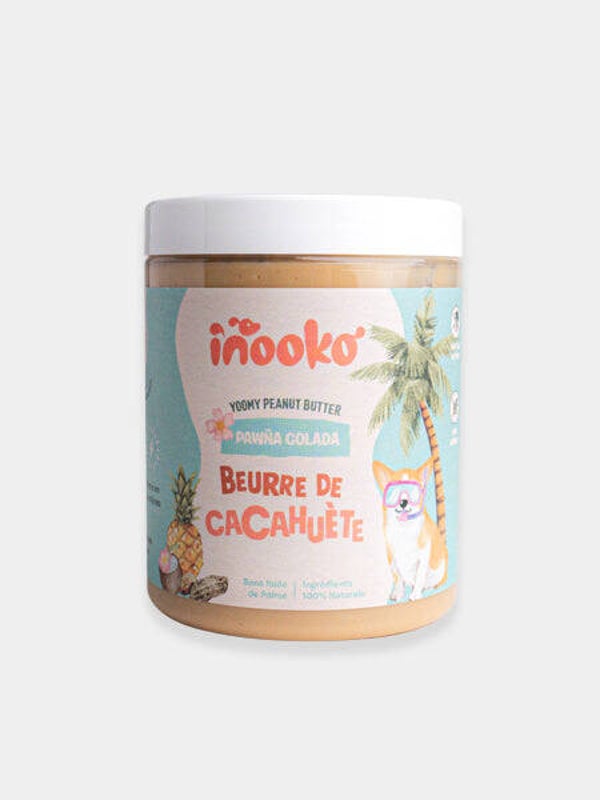 Beurre de cacahuète à la noix de coco et à l'ananas