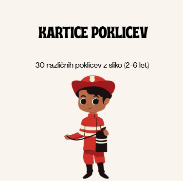 KARTICE POKLICEV