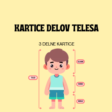 KARTICE DELOV TELESA
