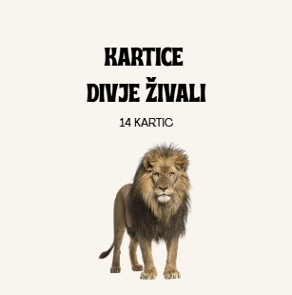 KARTICE DIVJIH ŽIVALI
