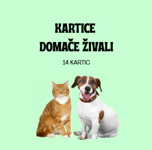 KARTICE DOMAČIH ŽIVALI