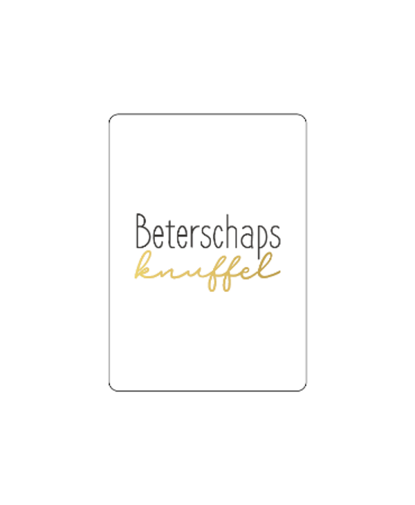 Cadeau Kaartje | Beterschap knuffel