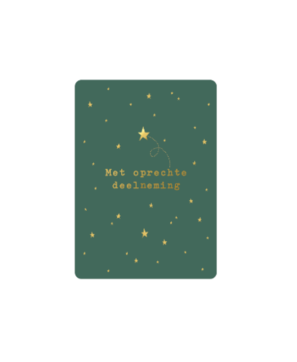 Cadeau Kaartje | Met oprechte deelneming