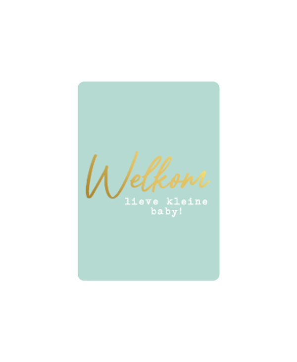 Cadeau Kaartje | Welkom lieve kleine baby
