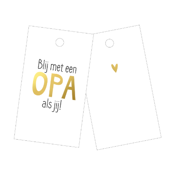 Cadeau Label | Blij met een opa als jij
