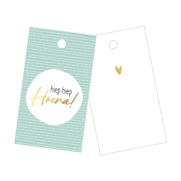 Cadeau Label | Hiep hiep hoera