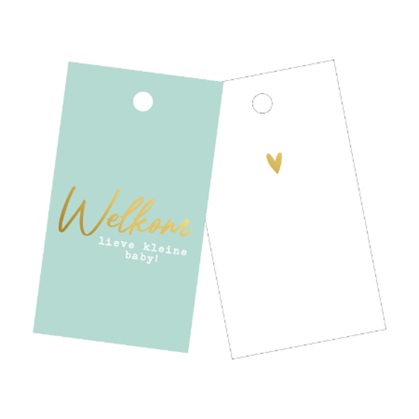 Cadeau Label | Welkom lieve kleine baby